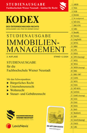 Buchcover KODEX Immobilienmanagement 2024 - inkl. App  | EAN 9783700788492 | ISBN 3-7007-8849-5 | ISBN 978-3-7007-8849-2