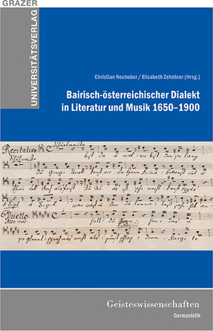 Buchcover Bairisch-österreichischer Dialekt in Literatur und Musik 1650-1900  | EAN 9783701103492 | ISBN 3-7011-0349-6 | ISBN 978-3-7011-0349-2