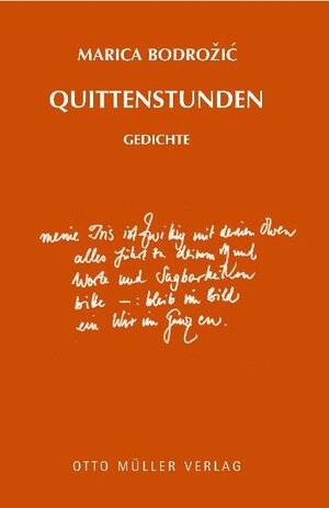 Buchcover Quittenstunden | Marica Bodrozic | EAN 9783701311811 | ISBN 3-7013-1181-1 | ISBN 978-3-7013-1181-1