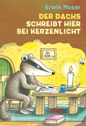 Buchcover Der Dachs schreibt hier bei Kerzenlicht | Erwin Moser | EAN 9783701721412 | ISBN 3-7017-2141-6 | ISBN 978-3-7017-2141-2