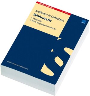 Buchcover Wohnrecht - Judikatur in Leitsätzen  | EAN 9783701846177 | ISBN 3-7018-4617-0 | ISBN 978-3-7018-4617-7