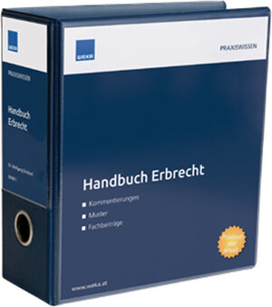 Buchcover Handbuch Erbrecht | Ulrike Christine Dr. Walter | EAN 9783701859559 | ISBN 3-7018-5955-8 | ISBN 978-3-7018-5955-9