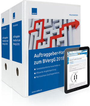 Buchcover Auftraggeber-Handbuch zum BVergG 2018 | Michael Prof. Dr. Breitenfeld | EAN 9783701859610 | ISBN 3-7018-5961-2 | ISBN 978-3-7018-5961-0