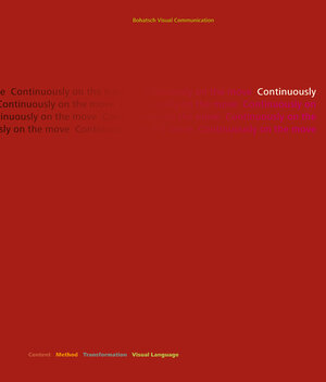 Buchcover Continuously | Walter Bohatsch | EAN 9783702505561 | ISBN 3-7025-0556-3 | ISBN 978-3-7025-0556-1