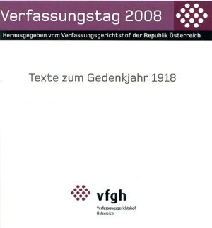 Buchcover Verfassungstag 2008  | EAN 9783704654014 | ISBN 3-7046-5401-9 | ISBN 978-3-7046-5401-4