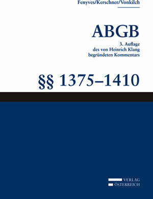 Buchcover Kommentar zum ABGB - Klang-Kommentar / Klang-Kommentar  | EAN 9783704655677 | ISBN 3-7046-5567-8 | ISBN 978-3-7046-5567-7