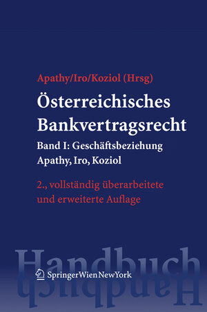 Buchcover Österreichisches Bankvertragsrecht  | EAN 9783704658869 | ISBN 3-7046-5886-3 | ISBN 978-3-7046-5886-9