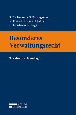 Buchcover Besonderes Verwaltungsrecht  | EAN 9783704661982 | ISBN 3-7046-6198-8 | ISBN 978-3-7046-6198-2