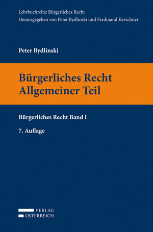 Buchcover Bürgerliches Recht Allgemeiner Teil | Peter Bydlinski | EAN 9783704675880 | ISBN 3-7046-7588-1 | ISBN 978-3-7046-7588-0