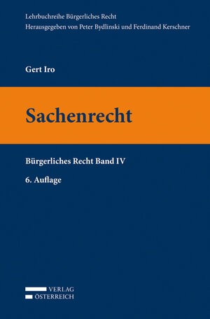 Buchcover Sachenrecht | Gert Iro | EAN 9783704675897 | ISBN 3-7046-7589-X | ISBN 978-3-7046-7589-7