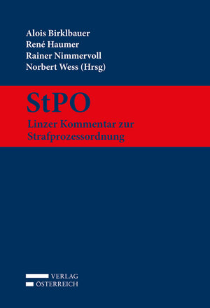 Buchcover StPO - Linzer Kommentar zur Strafprozessordnung  | EAN 9783704683687 | ISBN 3-7046-8368-X | ISBN 978-3-7046-8368-7