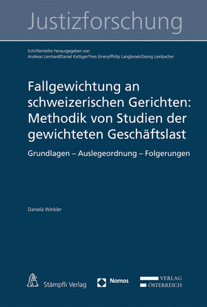 Buchcover Fallgewichtung an schweizerischen Gerichten: Methodik von Studien der gewichteten Geschäftslast | Daniela Winkler | EAN 9783704685728 | ISBN 3-7046-8572-0 | ISBN 978-3-7046-8572-8