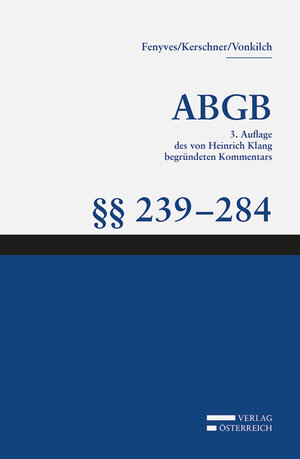 Buchcover Großkommentar zum ABGB - Klang Kommentar  | EAN 9783704686510 | ISBN 3-7046-8651-4 | ISBN 978-3-7046-8651-0