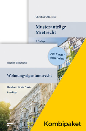 Buchcover Kombipaket Musteranträge Mietrecht / Wohnungseigentumsrecht | Otto Meier | EAN 9783704690166 | ISBN 3-7046-9016-3 | ISBN 978-3-7046-9016-6