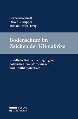 Buchcover Bodenschutz im Zeichen der Klimakrise  | EAN 9783704694317 | ISBN 3-7046-9431-2 | ISBN 978-3-7046-9431-7