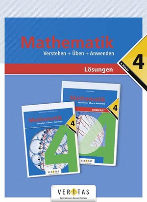 Buchcover Mathematik 4. Verstehen + Üben + Anwenden. Lösungen | Ingrid Lewisch | EAN 9783705887923 | ISBN 3-7058-8792-0 | ISBN 978-3-7058-8792-3