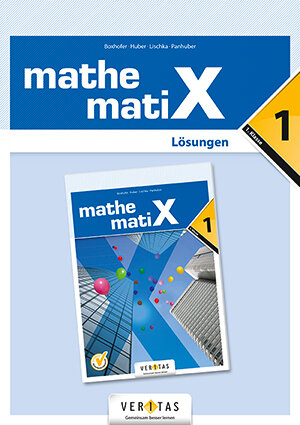 Buchcover mathematiX 1. Lösungen | Emmerich Boxhofer | EAN 9783705891951 | ISBN 3-7058-9195-2 | ISBN 978-3-7058-9195-1