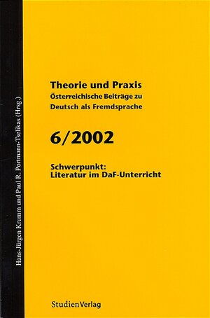 Buchcover Theorie und Praxis - Österreichische Beiträge zu Deutsch als Fremdsprache....  | EAN 9783706518055 | ISBN 3-7065-1805-8 | ISBN 978-3-7065-1805-5