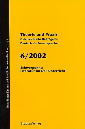 Buchcover Theorie und Praxis - Österreichische Beiträge zu Deutsch als Fremdsprache.... | EAN 9783706518055 | ISBN 3-7065-1805-8 | ISBN 978-3-7065-1805-5