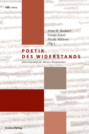 Buchcover Poetik des Widerstands  | EAN 9783706560429 | ISBN 3-7065-6042-9 | ISBN 978-3-7065-6042-9