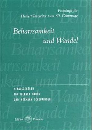 Buchcover Beharrsamkeit und Wandel  | EAN 9783706900881 | ISBN 3-7069-0088-2 | ISBN 978-3-7069-0088-1