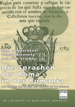 Buchcover Die Sprachen der Roma in der Romania  | EAN 9783706907033 | ISBN 3-7069-0703-8 | ISBN 978-3-7069-0703-3