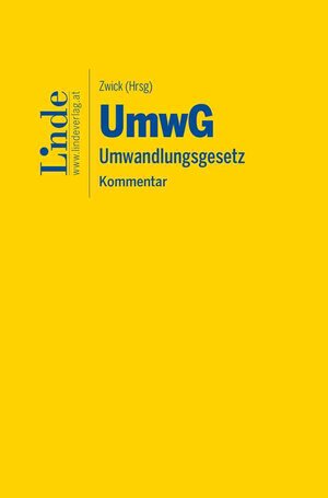 Buchcover UmwG | Umwandlungsgesetz | Christian Zwick | EAN 9783707335361 | ISBN 3-7073-3536-4 | ISBN 978-3-7073-3536-1