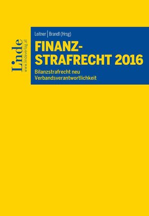Buchcover Finanzstrafrecht 2016  | EAN 9783707336719 | ISBN 3-7073-3671-9 | ISBN 978-3-7073-3671-9
