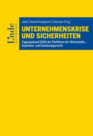Buchcover Unternehmenskrise und Sicherheiten  | EAN 9783707336863 | ISBN 3-7073-3686-7 | ISBN 978-3-7073-3686-3