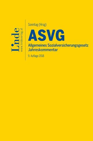 Buchcover ASVG | Allgemeines Sozialversicherungsgesetz 2018 | Martin Sonntag | EAN 9783707337648 | ISBN 3-7073-3764-2 | ISBN 978-3-7073-3764-8