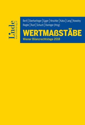 Buchcover Wertmaßstäbe  | EAN 9783707339895 | ISBN 3-7073-3989-0 | ISBN 978-3-7073-3989-5