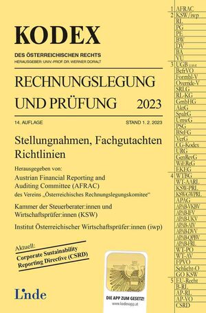 Buchcover KODEX Rechnungslegung und Prüfung 2023 | Werner Gedlicka | EAN 9783707347494 | ISBN 3-7073-4749-4 | ISBN 978-3-7073-4749-4