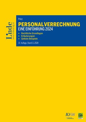 Buchcover Personalverrechnung: eine Einführung 2024 | Irina Prinz | EAN 9783707348262 | ISBN 3-7073-4826-1 | ISBN 978-3-7073-4826-2