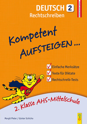 Buchcover Kompetent Aufsteigen Deutsch 2 - Rechtschreiben | Margit Pieler | EAN 9783707418484 | ISBN 3-7074-1848-0 | ISBN 978-3-7074-1848-4