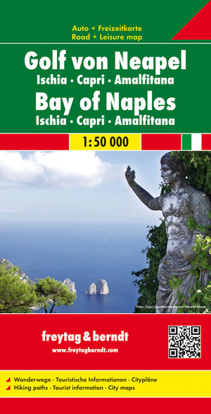 Freytag Berndt Autokarten, Golf von Neapel - Ischia - Capri - Amalfitana, Maßstab 1:50 000