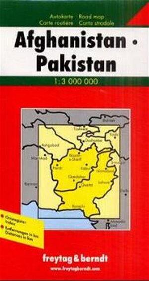 Freytag Berndt Autokarten, Afghanistan, Pakistan (Carte Routière)