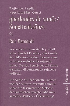 Buchcover gherlandes de sunec / Sonettenkränze | Rut Bernardi | EAN 9783708231112 | ISBN 3-7082-3111-2 | ISBN 978-3-7082-3111-2
