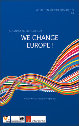 Buchcover We Change Europe!  | EAN 9783708305189 | ISBN 3-7083-0518-3 | ISBN 978-3-7083-0518-9