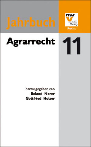 Buchcover Agrarrecht  | EAN 9783708307992 | ISBN 3-7083-0799-2 | ISBN 978-3-7083-0799-2