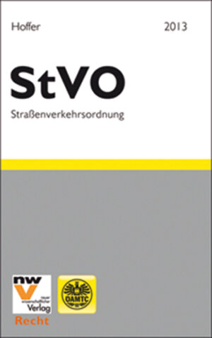Buchcover StVO – Straßenverkehrsordnung 1960 | Martin Hoffer | EAN 9783708309408 | ISBN 3-7083-0940-5 | ISBN 978-3-7083-0940-8