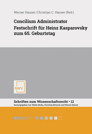 Buchcover Concilium Administrator  | EAN 9783708313078 | ISBN 3-7083-1307-0 | ISBN 978-3-7083-1307-8