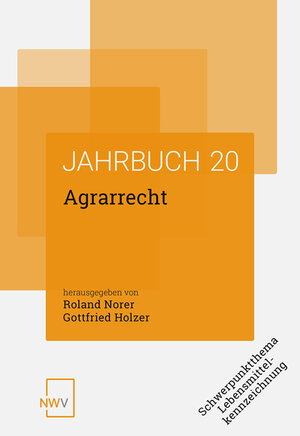 Buchcover Agrarrecht  | EAN 9783708313337 | ISBN 3-7083-1333-X | ISBN 978-3-7083-1333-7