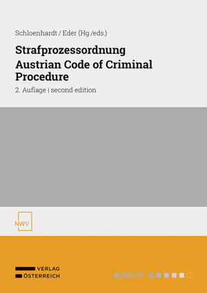 Buchcover Strafprozessordnung/Austrian Code of Criminal Procedure  | EAN 9783708341934 | ISBN 3-7083-4193-7 | ISBN 978-3-7083-4193-4
