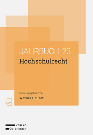 Buchcover Hochschulrecht  | EAN 9783708341958 | ISBN 3-7083-4195-3 | ISBN 978-3-7083-4195-8