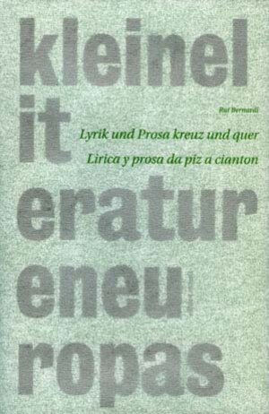 Buchcover Lyrik und Prosa kreuz und quer - Lirica y prosa da piz a cianton  | EAN 9783708605029 | ISBN 3-7086-0502-0 | ISBN 978-3-7086-0502-9