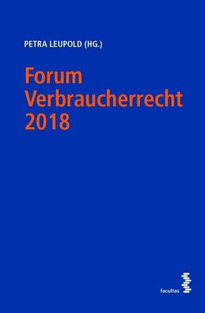 Buchcover Forum Verbraucherrecht 2018 | Petra Leupold | EAN 9783708917757 | ISBN 3-7089-1775-8 | ISBN 978-3-7089-1775-7