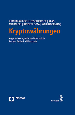 Buchcover Kryptowährungen | Sabine Kirchmayr-Schliesselberger | EAN 9783708917818 | ISBN 3-7089-1781-2 | ISBN 978-3-7089-1781-8