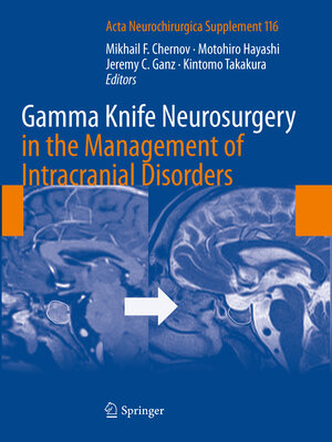 Buchcover Gamma Knife Neurosurgery in the Management of Intracranial Disorders  | EAN 9783709116920 | ISBN 3-7091-1692-9 | ISBN 978-3-7091-1692-0