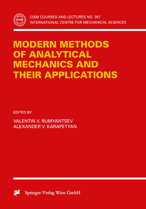 Buchcover Modern Methods of Analytical Mechanics and their Applications  | EAN 9783709125205 | ISBN 3-7091-2520-0 | ISBN 978-3-7091-2520-5