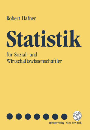 Buchcover Statistik | Robert Hafner | EAN 9783709134207 | ISBN 3-7091-3420-X | ISBN 978-3-7091-3420-7